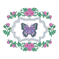 Butterfly and Flowers