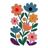 Colorful Floral Bunch