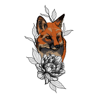 Fox-with-Peony-4